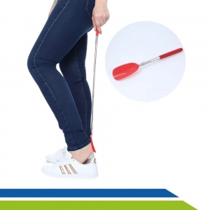 Calçadeira Ortopédica com Haste Flexível Regulável Idoso Perda de Mobilidade Longevitech Calçadeira Ortopédica com Haste Flexível Regulável Idoso Perda de Mobilidade Longevitech