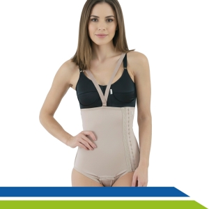Cinta Abdominal Pós-Parto Lipoaspiração com Colchetes Laterais e Alça Destacável - Macom - Cód. 2003 Cinta Abdominal Pós-Parto Lipoaspiração com Colchetes Laterais e Alça Destacável - Macom - Cód. 2003