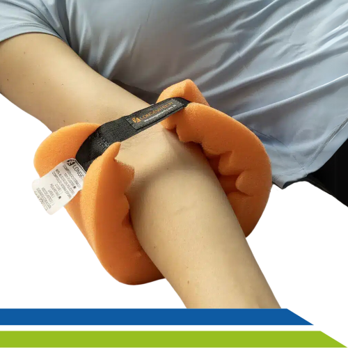 Protetor De Cotovelo Espuma Anti Escaras Ortopédico em Caixa de Ovo Idoso Acamado Cadeirante Longevitech