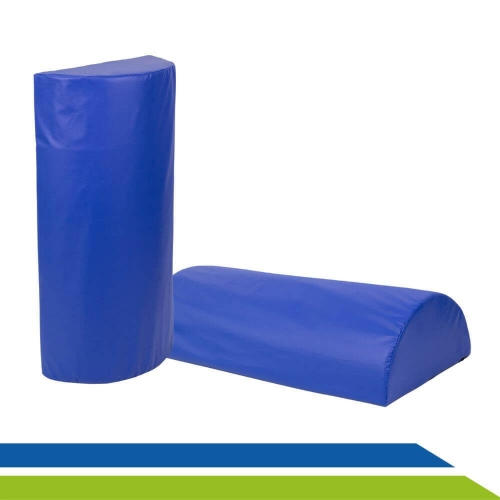 Rolo Meia Lua Posicionamento  Apoio Encosto Capa Pós-Cirúrgico Exercícios Fisioterapia Pilates UN Longevitech