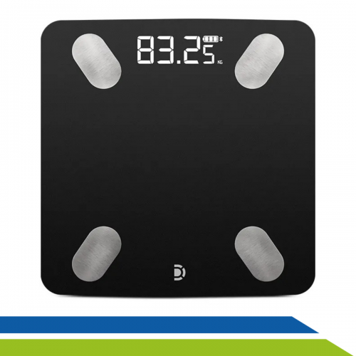 Balança Digital Inteligente com Bioimpedância Alta Precisão Analise Corporal Saúde Fitness por APP até 180kg