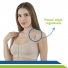 Sutiã Pós-Cirúrgico Base Reforçada Mamoplastia Mastectomia Prótese de Silicone Macom Cód. 1002B