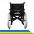 Cadeira de Rodas Dobrável Resistente até 125 kg INMETRO Idoso Fratura Pós-Operatório