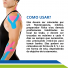 Kinesio Tape Fita Bandagem Elástica Funcional Sport Adesiva 5cmx5m Pós-Operatório Fisio Gestante Kelogel