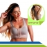 Sutiã Pós-Cirúrgico Emana Regata Mamoplastia  Mastectomia Média Compressão New Form