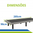 Cama Articulada Motorizada 2 Movimentos Resistente com Colchão e Capa Impermeável Idoso